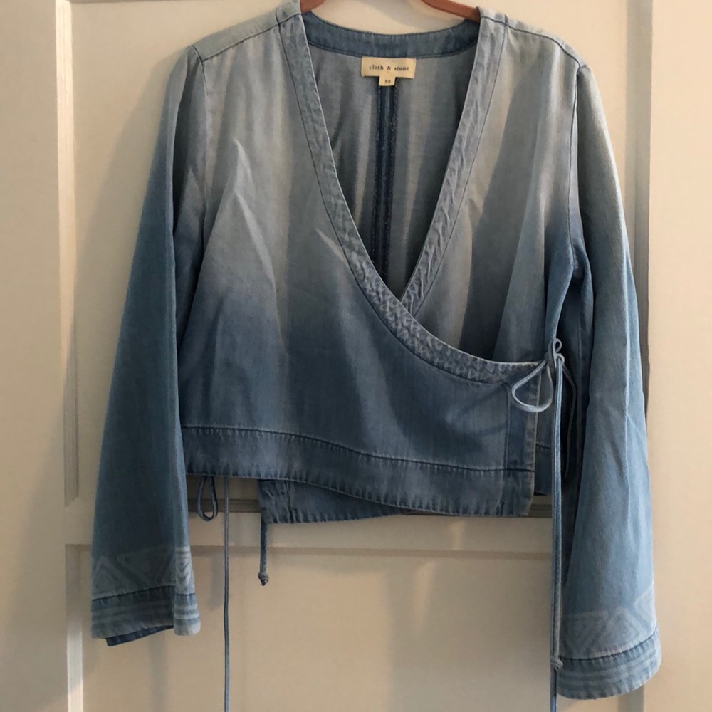 Hippy. Flowy. Jean crop top